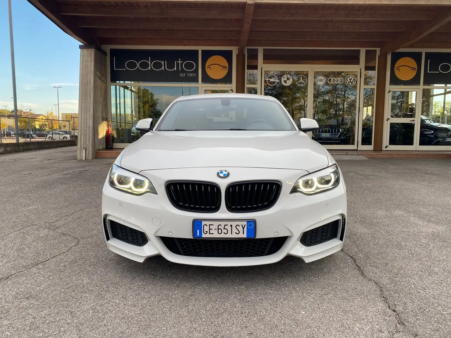 BMW 218 Coupe 218i Coupe Msport auto #ok neo patentati# Bianco - 2