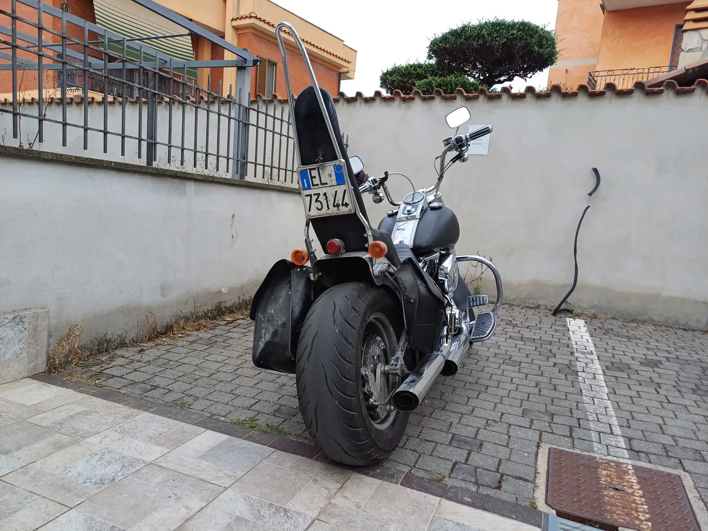 Harley-Davidson Fat Boy custom Roşu - 2