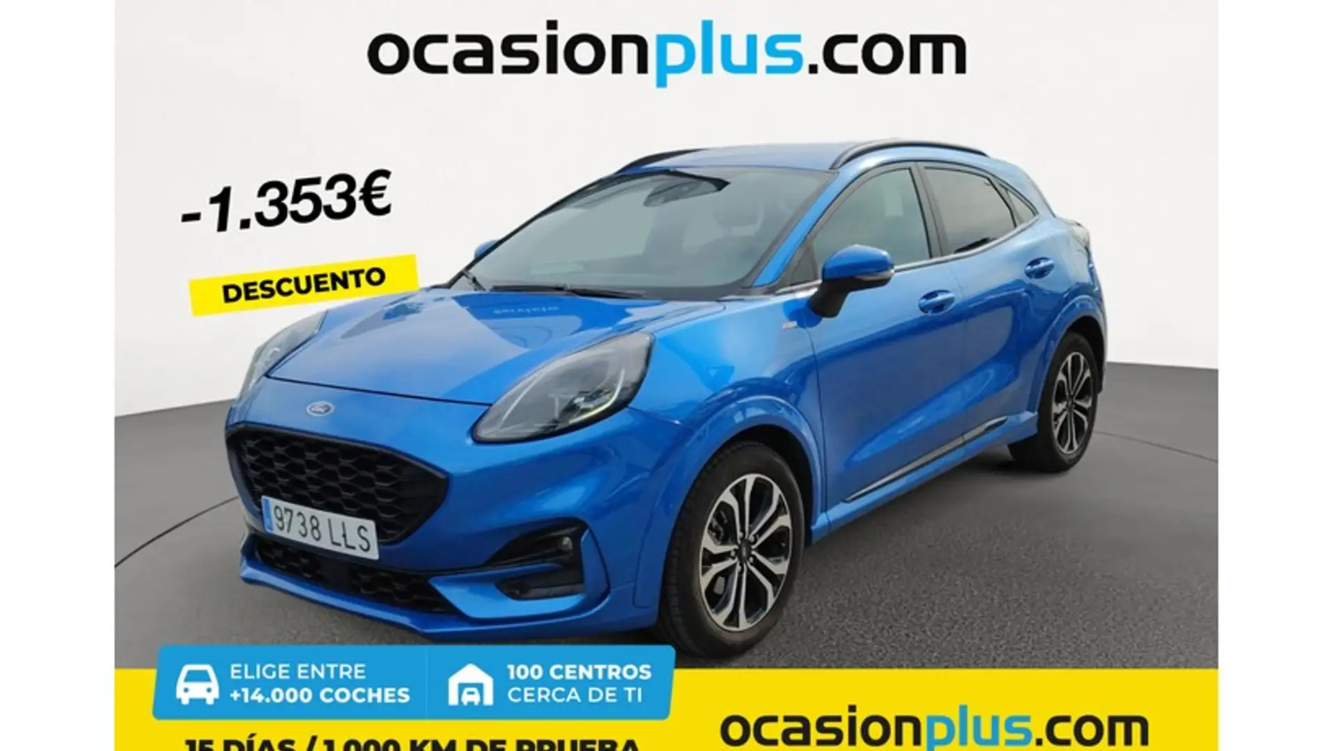 Ford Puma 1.0 EcoBoost MHEV ST-Line 125 Bleu - 1