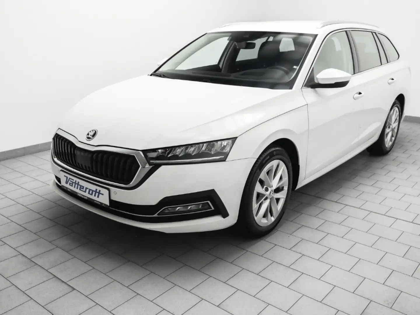 Skoda Octavia Combi 2.0 TDI STYLE Navi AHK Weiß - 2