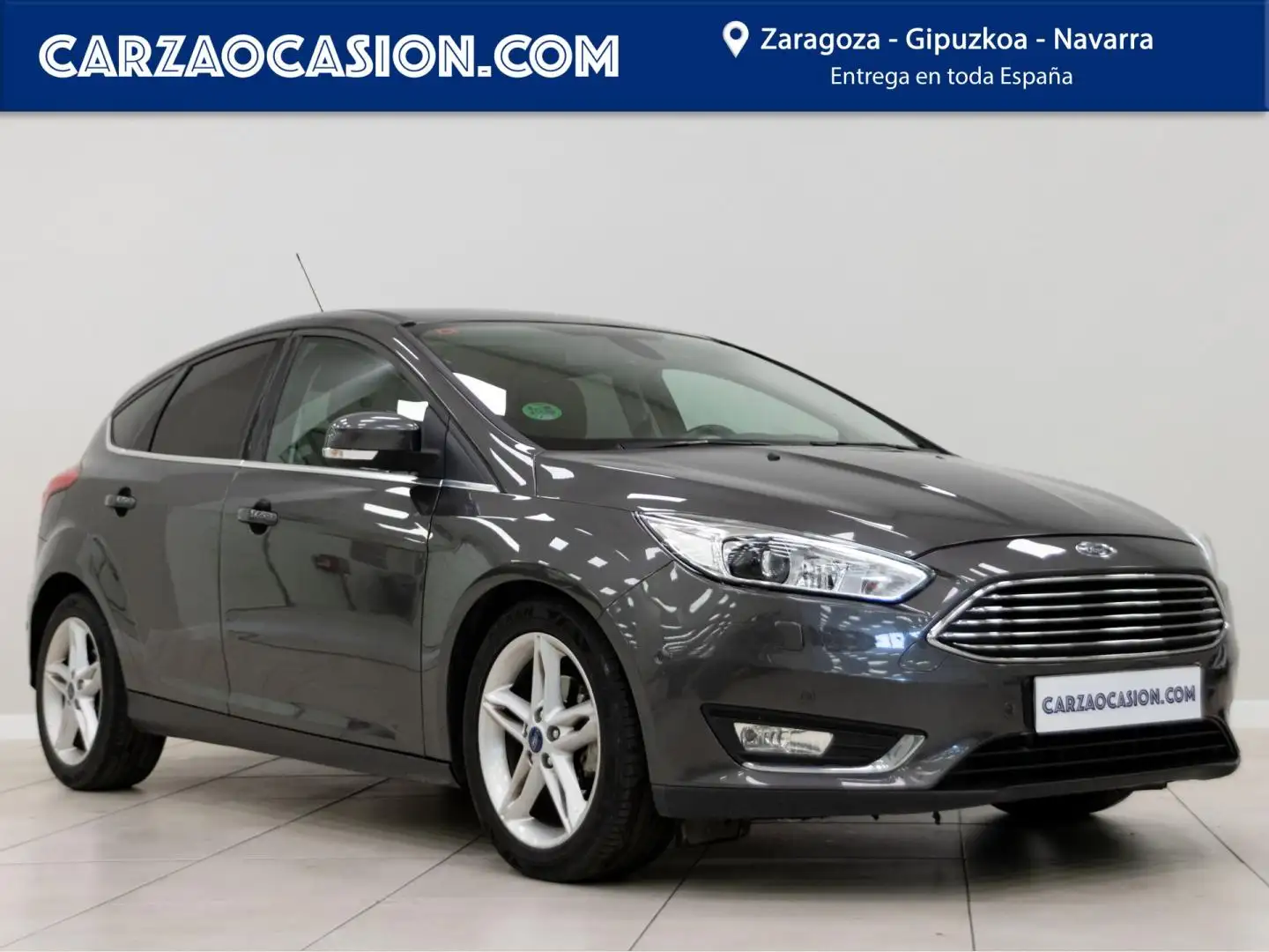 Ford Focus 1.0 Ecoboost Auto-S&S Titanium 125 Gris - 1