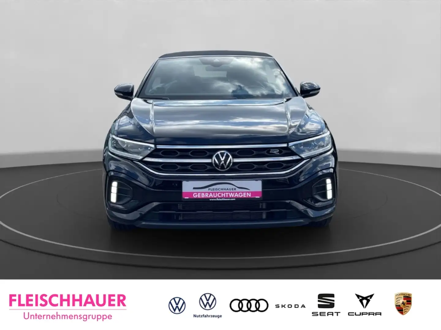 Volkswagen T-Roc Cabriolet R-Line 1.5 TSI DSG RFK AHK abn. DWA VC A Schwarz - 1