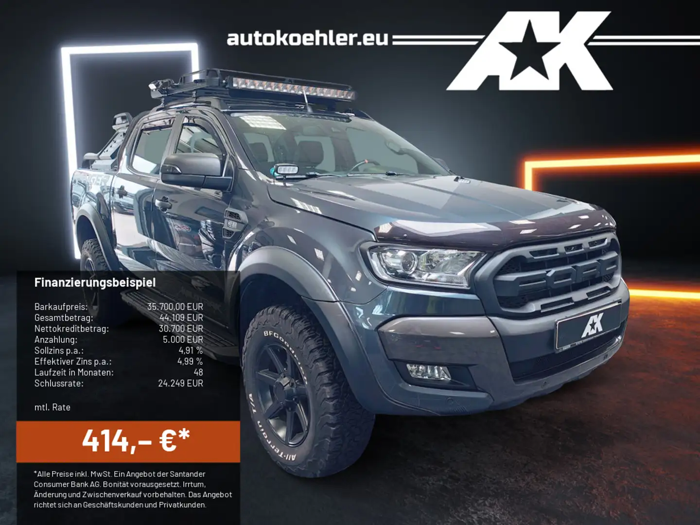 Ford Ranger 3.2 TDCi Wildtrack 4x4 Doppelkabine - 1