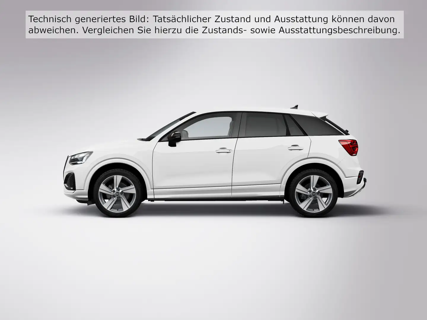 Audi Q2 advanced 35 TFSI S tr S line/AHK/Matrix/Nav/K Weiß - 2
