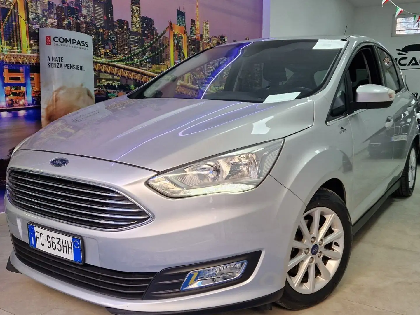 Ford C-Max C-Max 1.5 tdci Titanium X s Plateado - 2