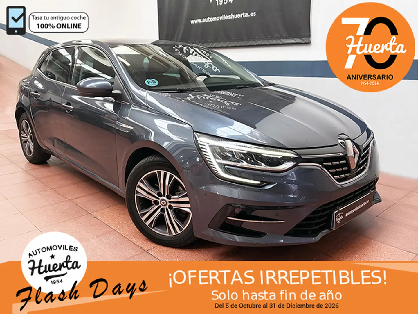 Renault Megane 1.3 TCe GPF Zen 103kW Gris - 1