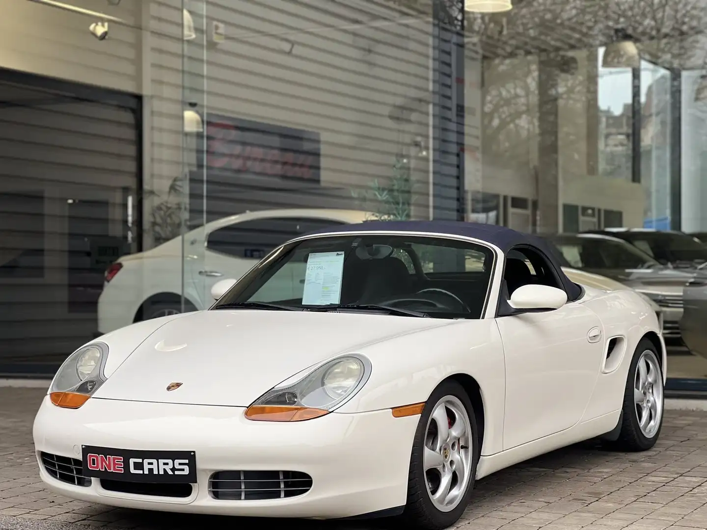 Porsche Boxster S 3.2i-252cv "Tiptronic" CUIR-CLIM-JA17P-GAR 1AN Blanc - 1