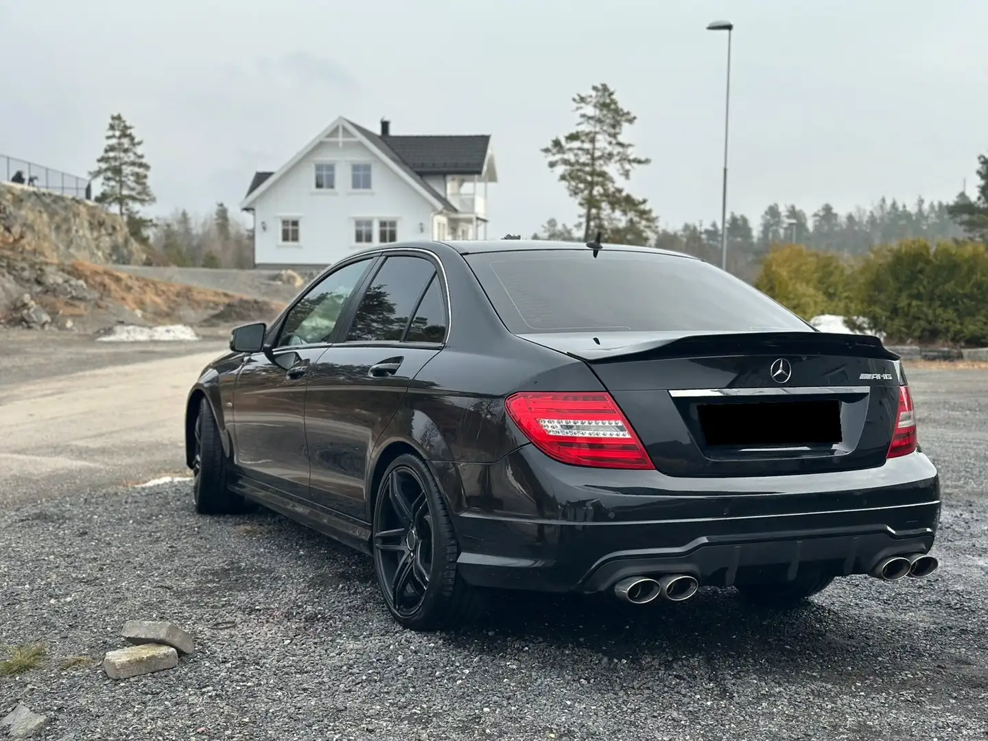 Mercedes-Benz C 180 CDI AMG Zwart - 1