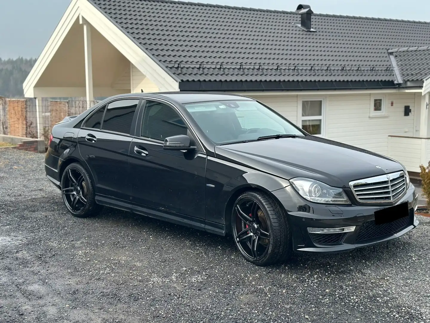 Mercedes-Benz C 180 CDI AMG Zwart - 2