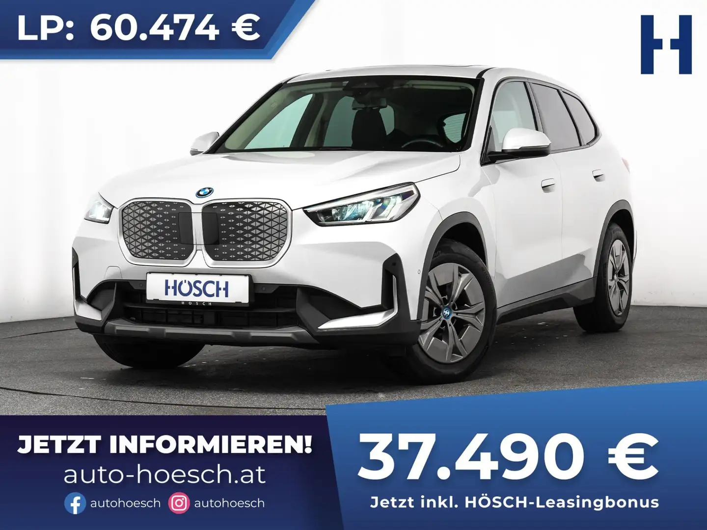BMW iX1 xDrive30 PANO AHK SCHNÄPPCHEN ++ Weiß - 1