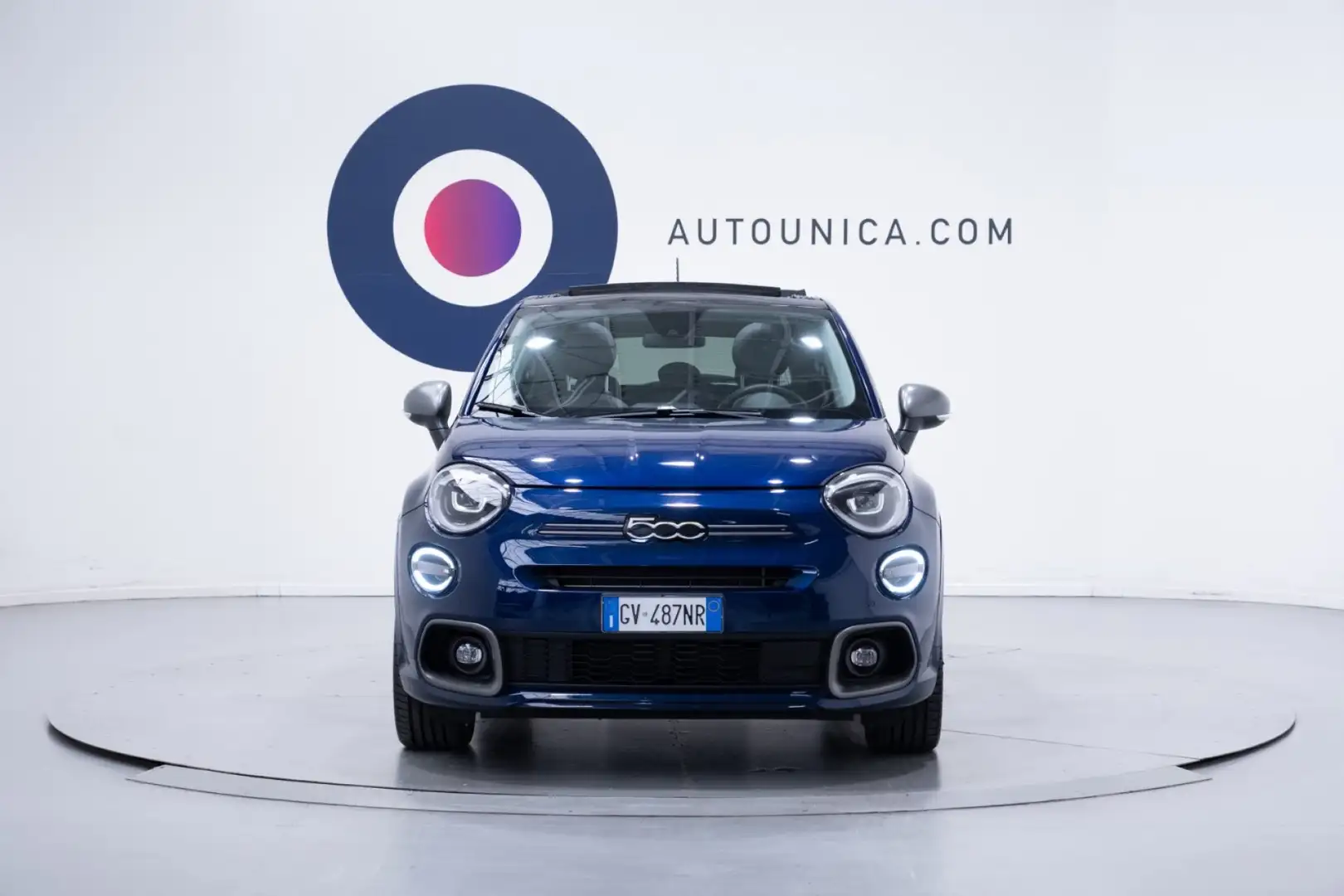 Fiat 500X 1.5 T4 HYBRID CABRIO DCT SPORT DOLCEVITA Bleu - 2