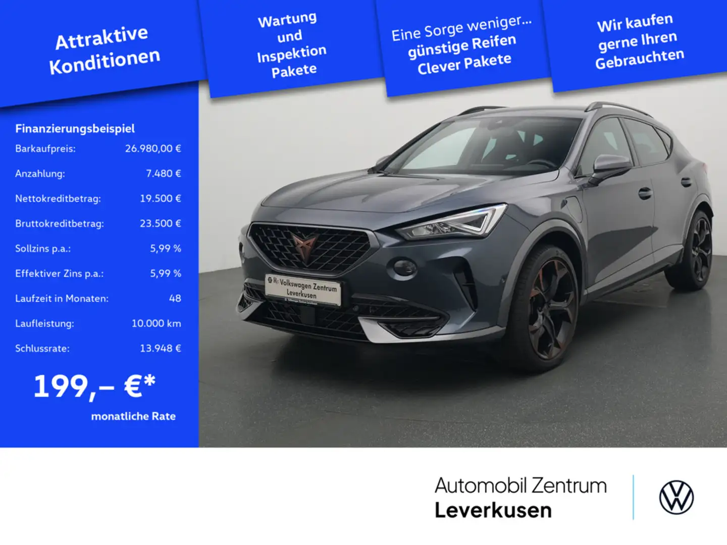 CUPRA Formentor VZ NAVI VIRT MEMORY KAM LED Schwarz - 1