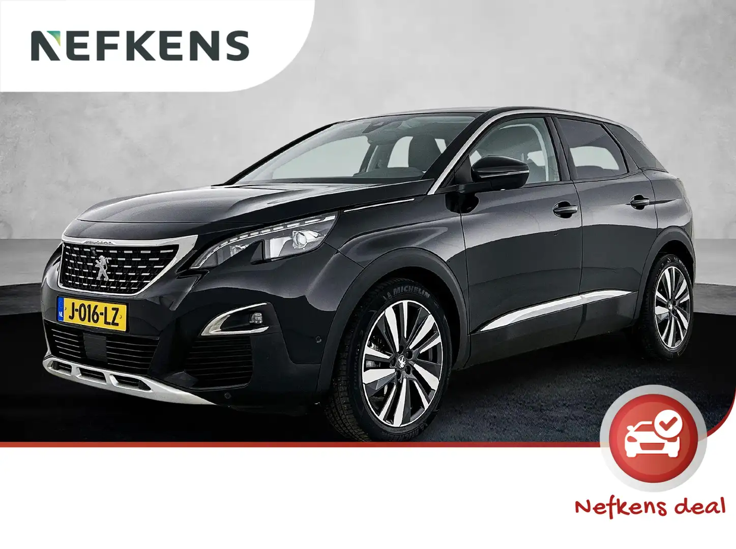 Peugeot 3008 1.2 Blue Lease Premium 130pk Automaat | 1ste eigen Noir - 1