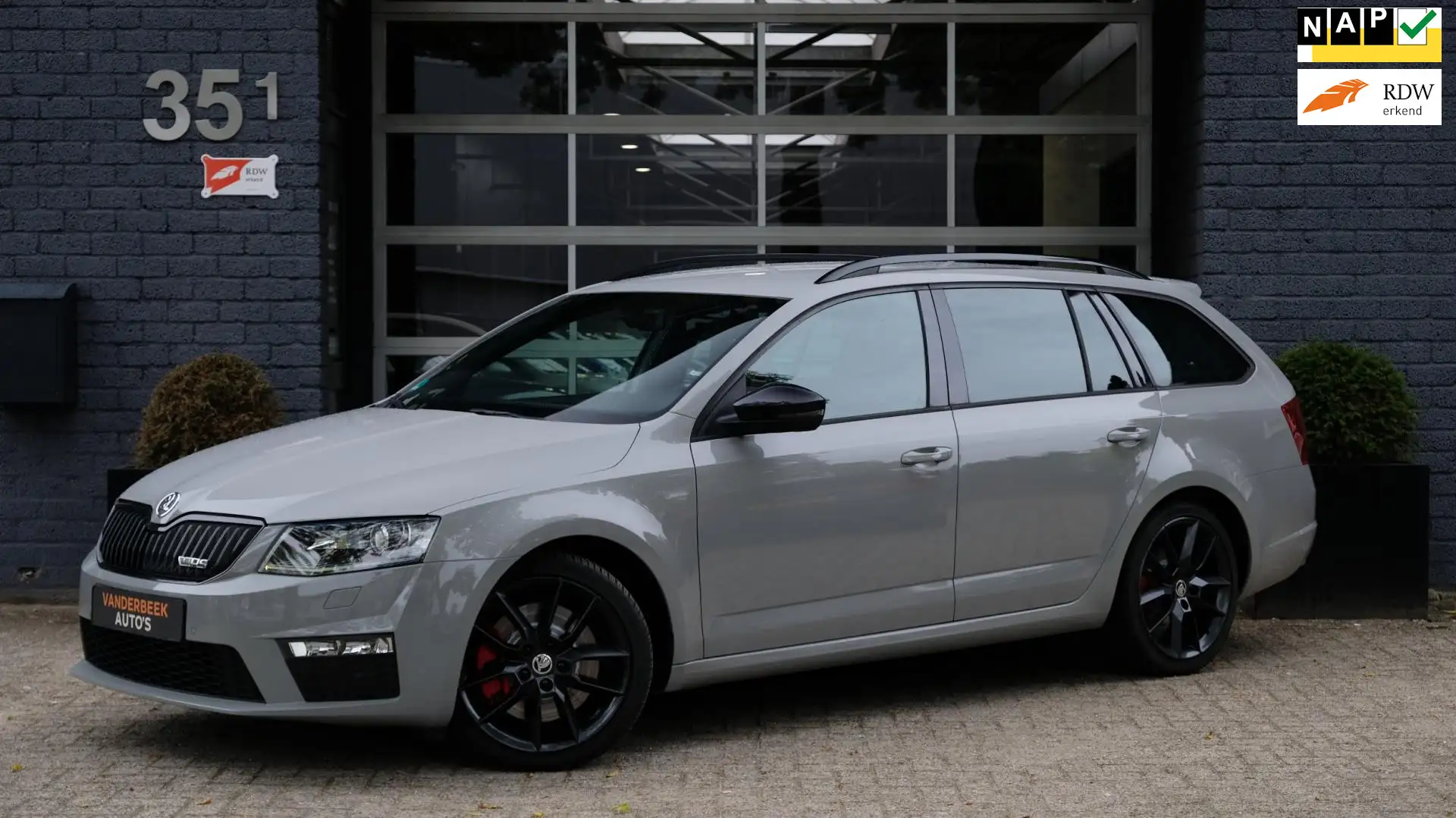 Skoda Octavia Combi 2.0 TSI RS DSG CARPLAY | STEEL GREY Grau - 1