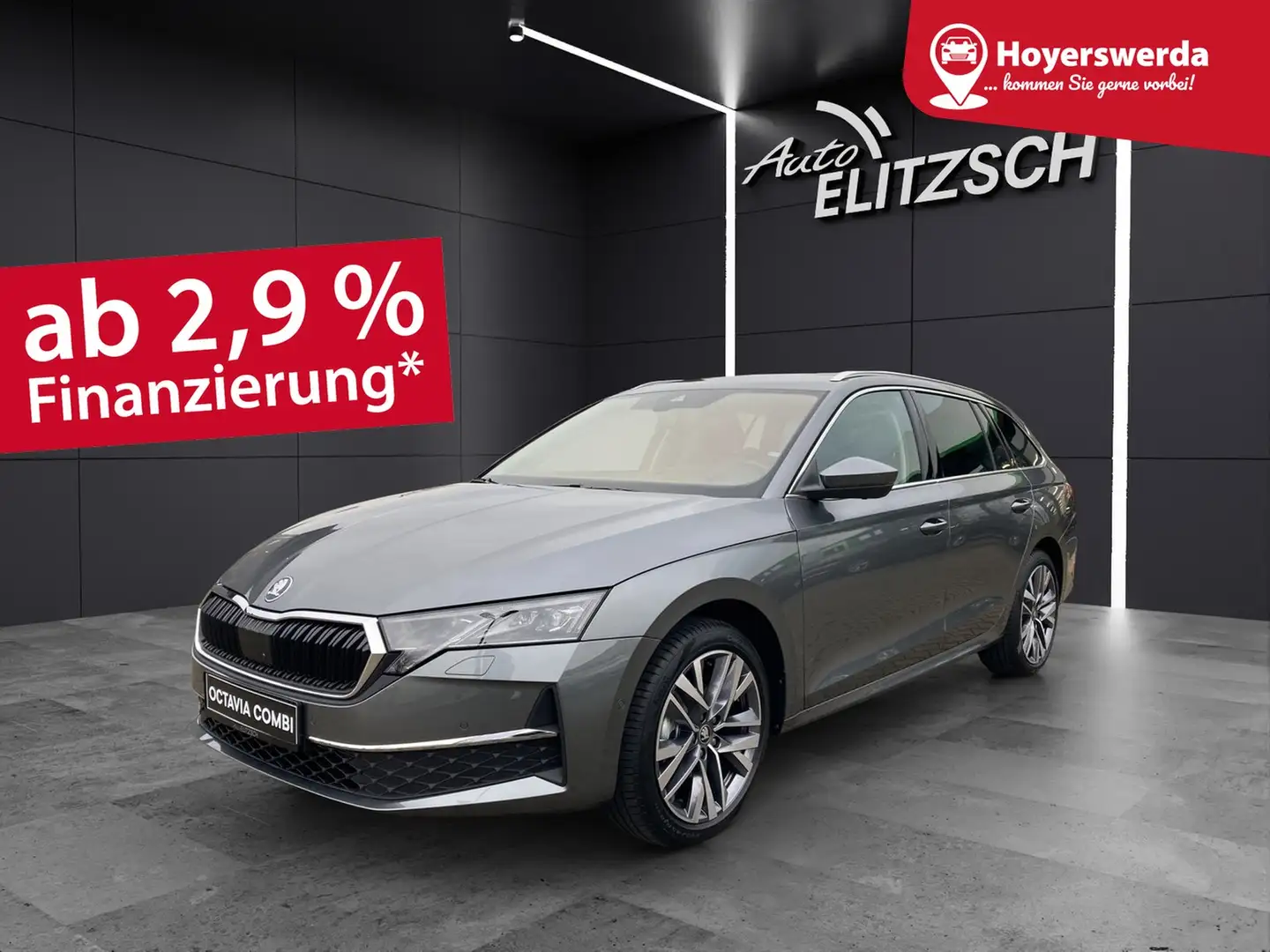 Skoda Octavia Combi TDI TOUR DSG LED Digital Cockpit AHZV Grau - 1