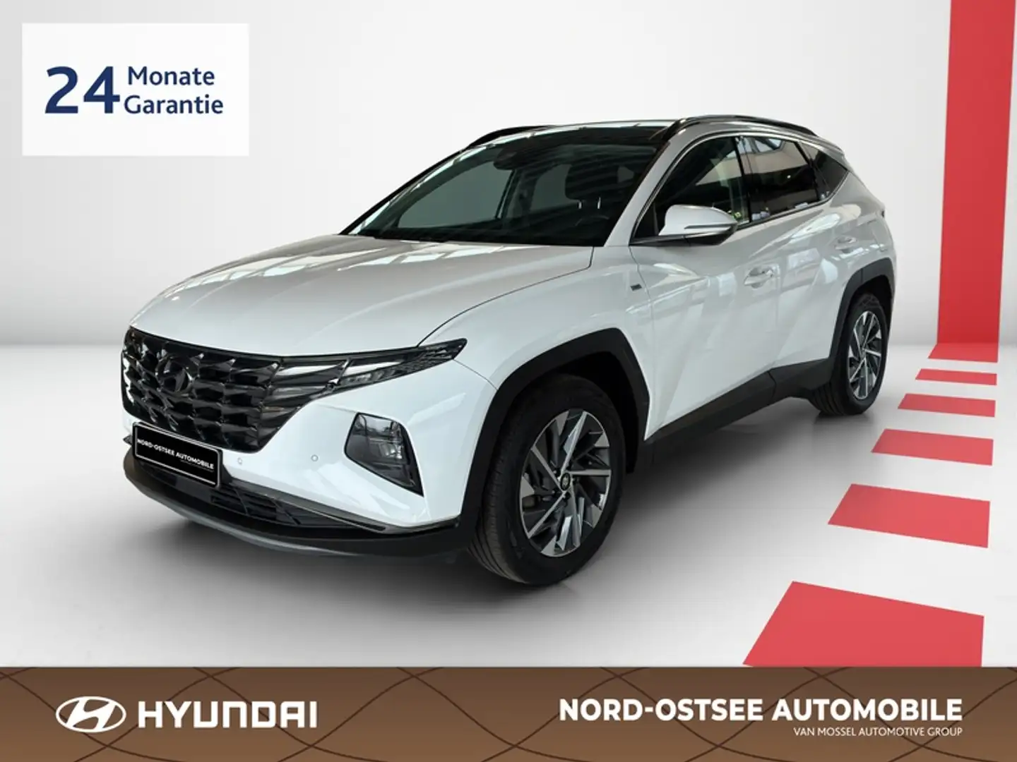 Hyundai TUCSON Trend Panoramadach el. Heckklappe Weiß - 1