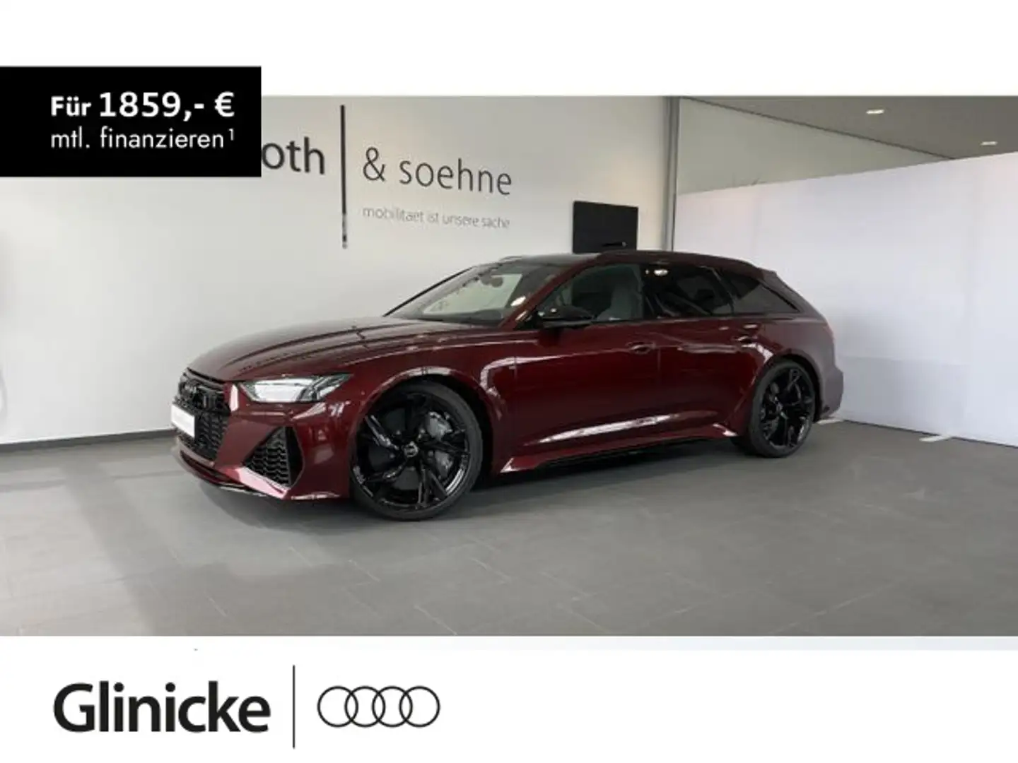 Audi RS6 RS6 Avant Exclusive/Keramik/305/AHK/SportAga/Pan Rood - 1