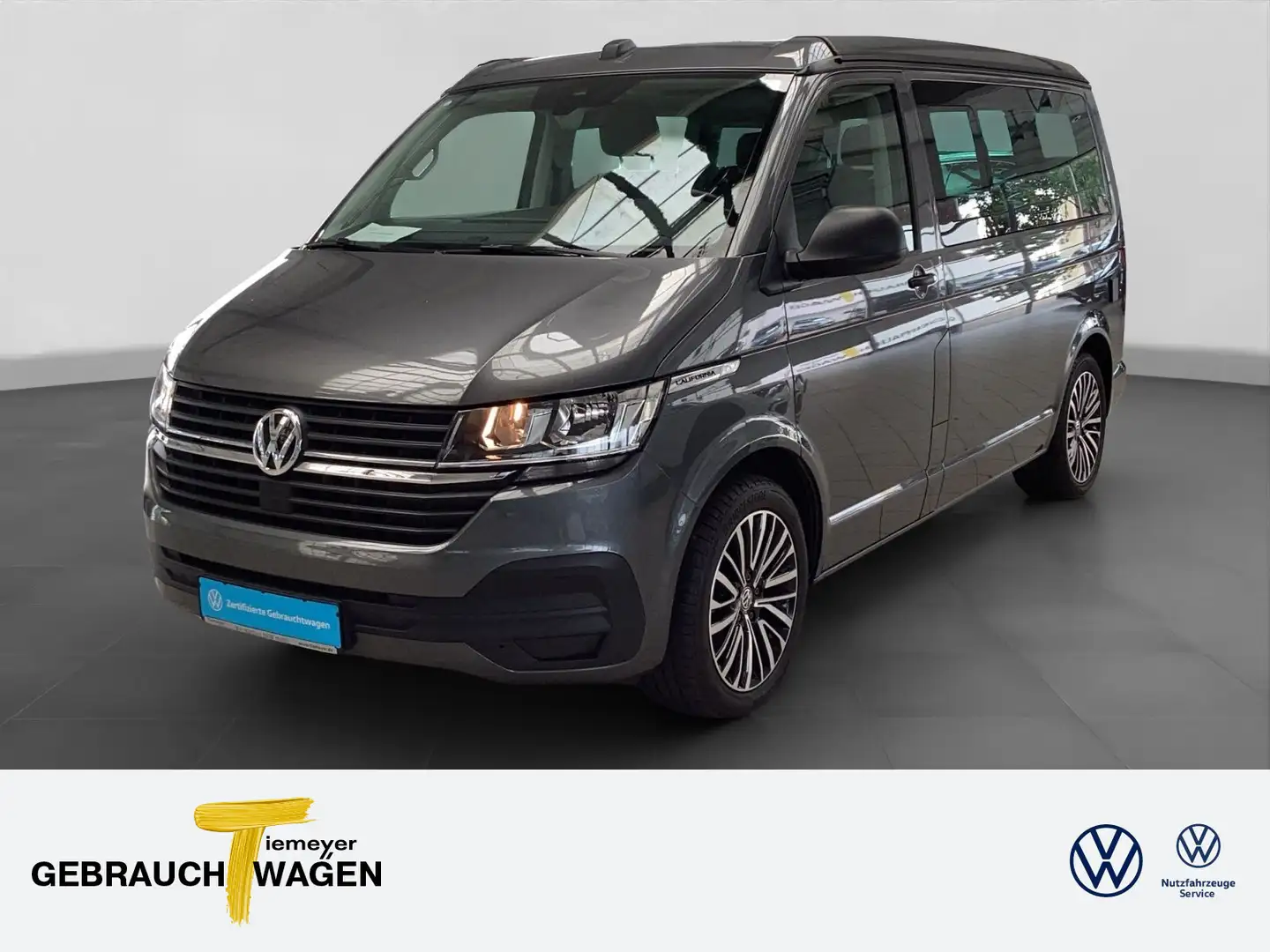 Volkswagen T6.1 California BEACH CAMPER AHK NAVI LM18 DCC K Grau - 1