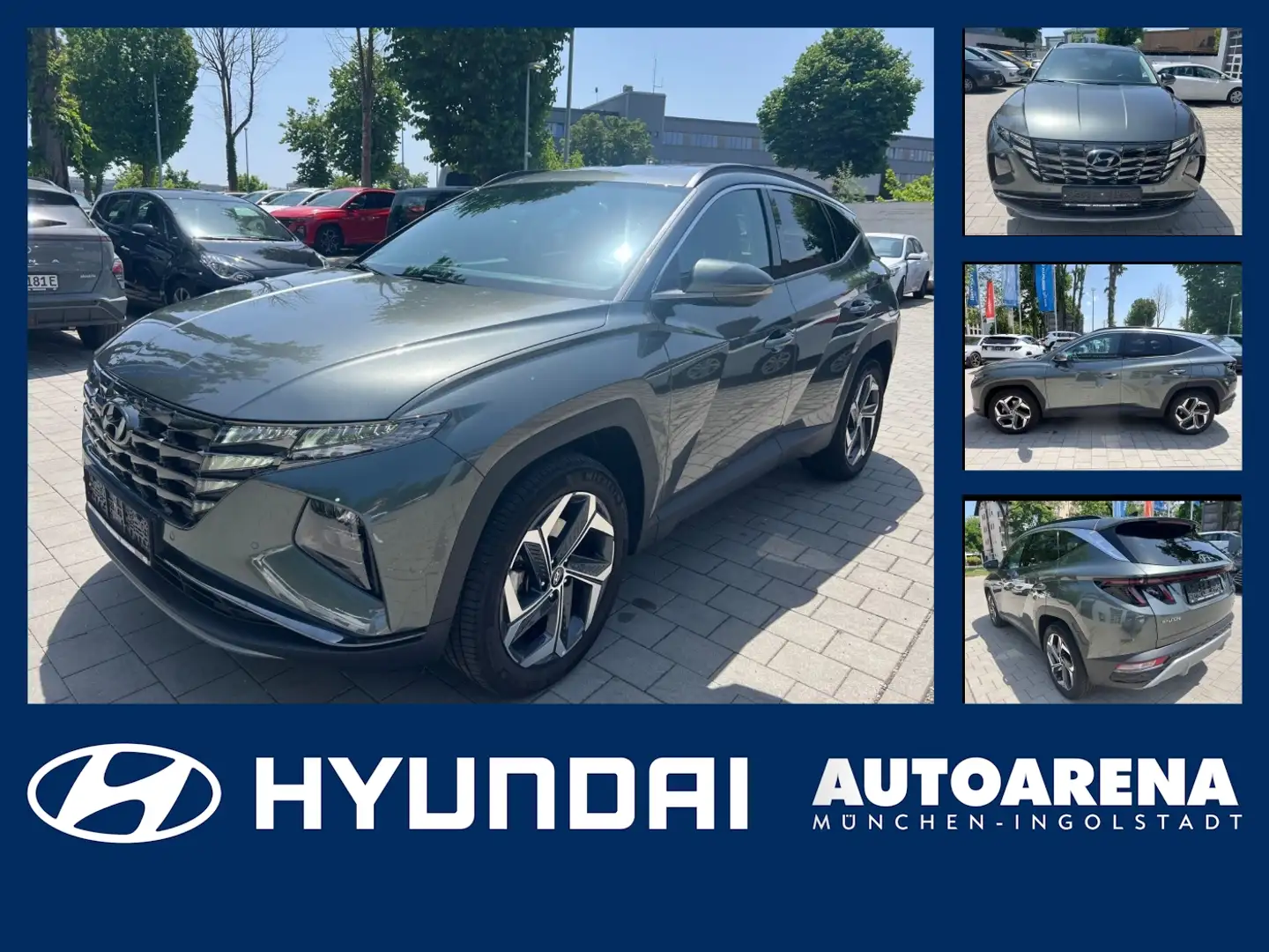 Hyundai TUCSON 1.6 T-GDI Trend spurH LM 2xKlima PDC Gris - 1