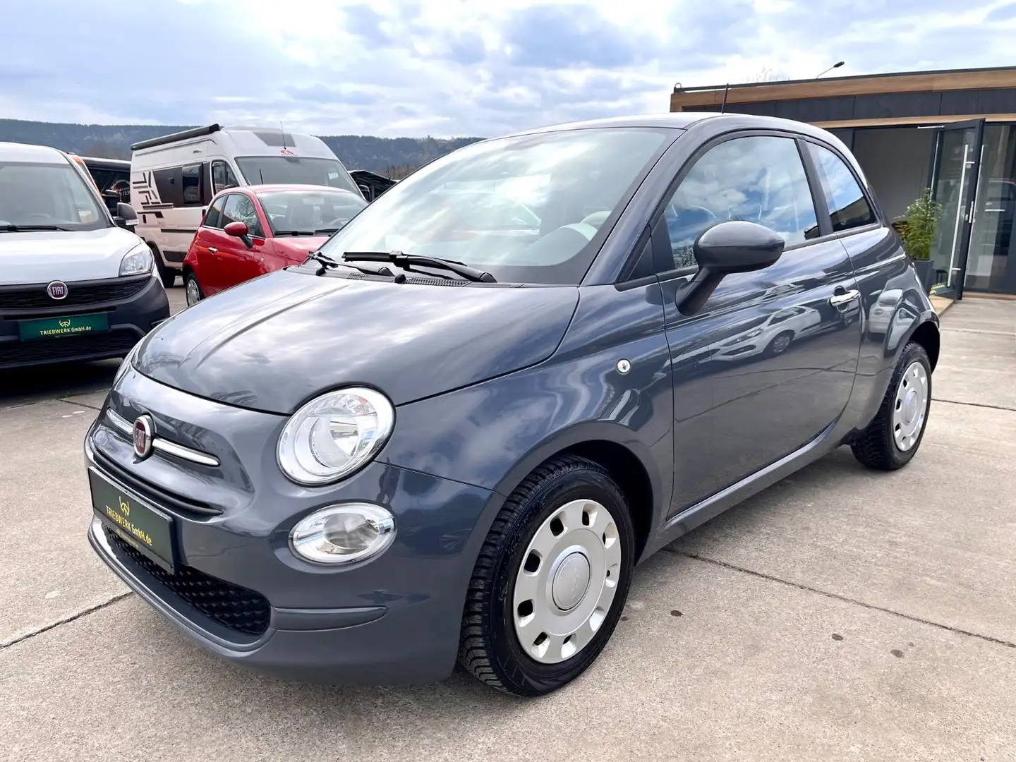 Fiat 500 Pop Hybrid Klima Isofix Tempomat Grau - 2