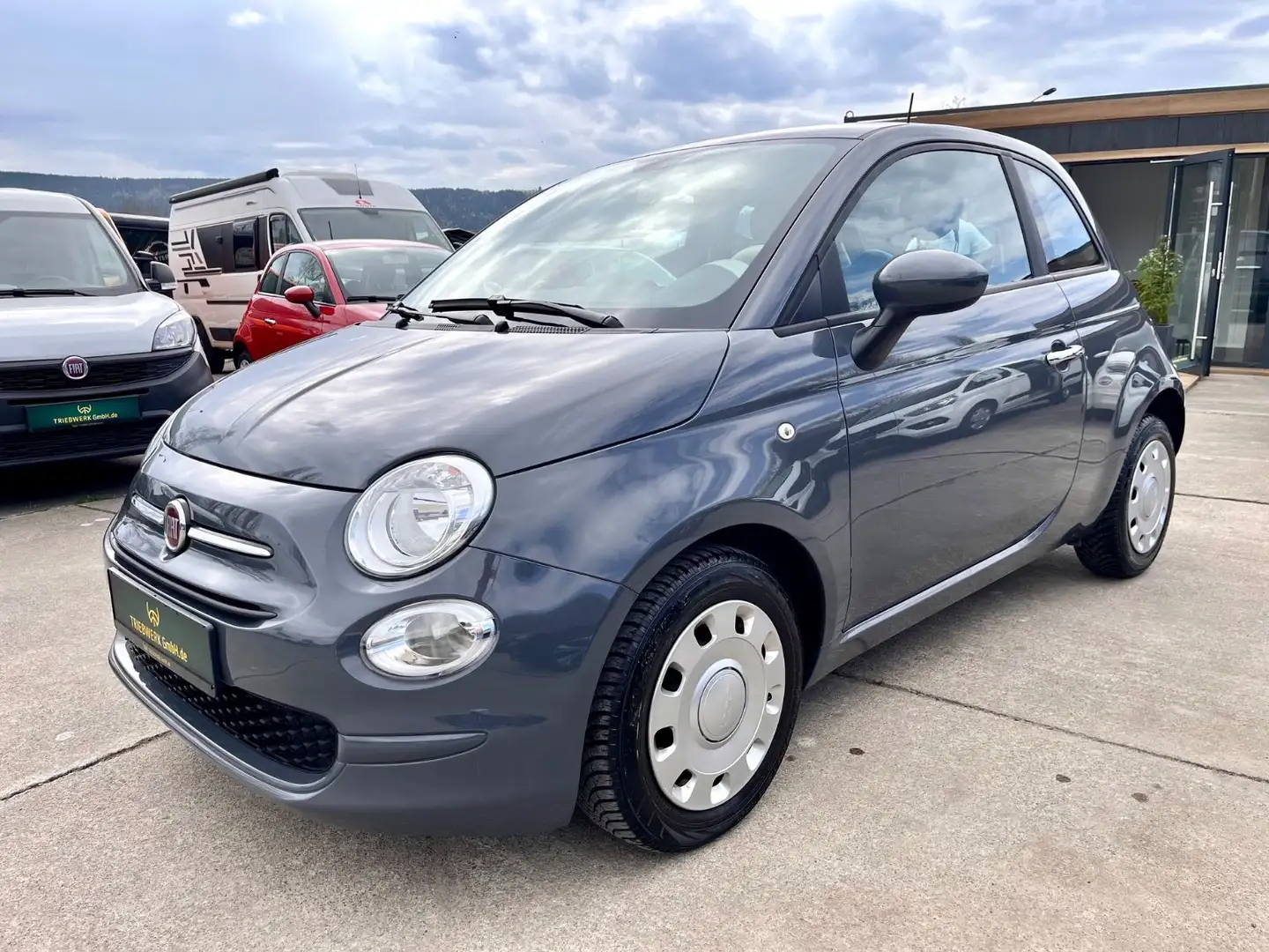 Fiat 500 Pop Hybrid Klima Isofix Tempomat Grau - 1