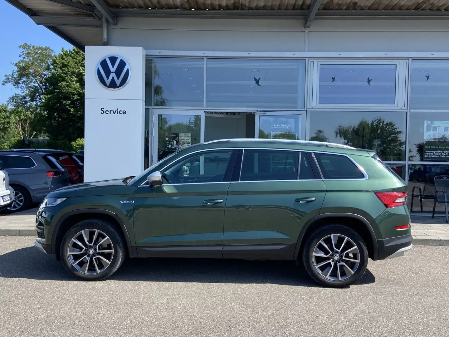 Skoda Kodiaq 2.0 TDI DSG 4x4 Scout 19"+CANTON+NAVI-COL Grün - 2