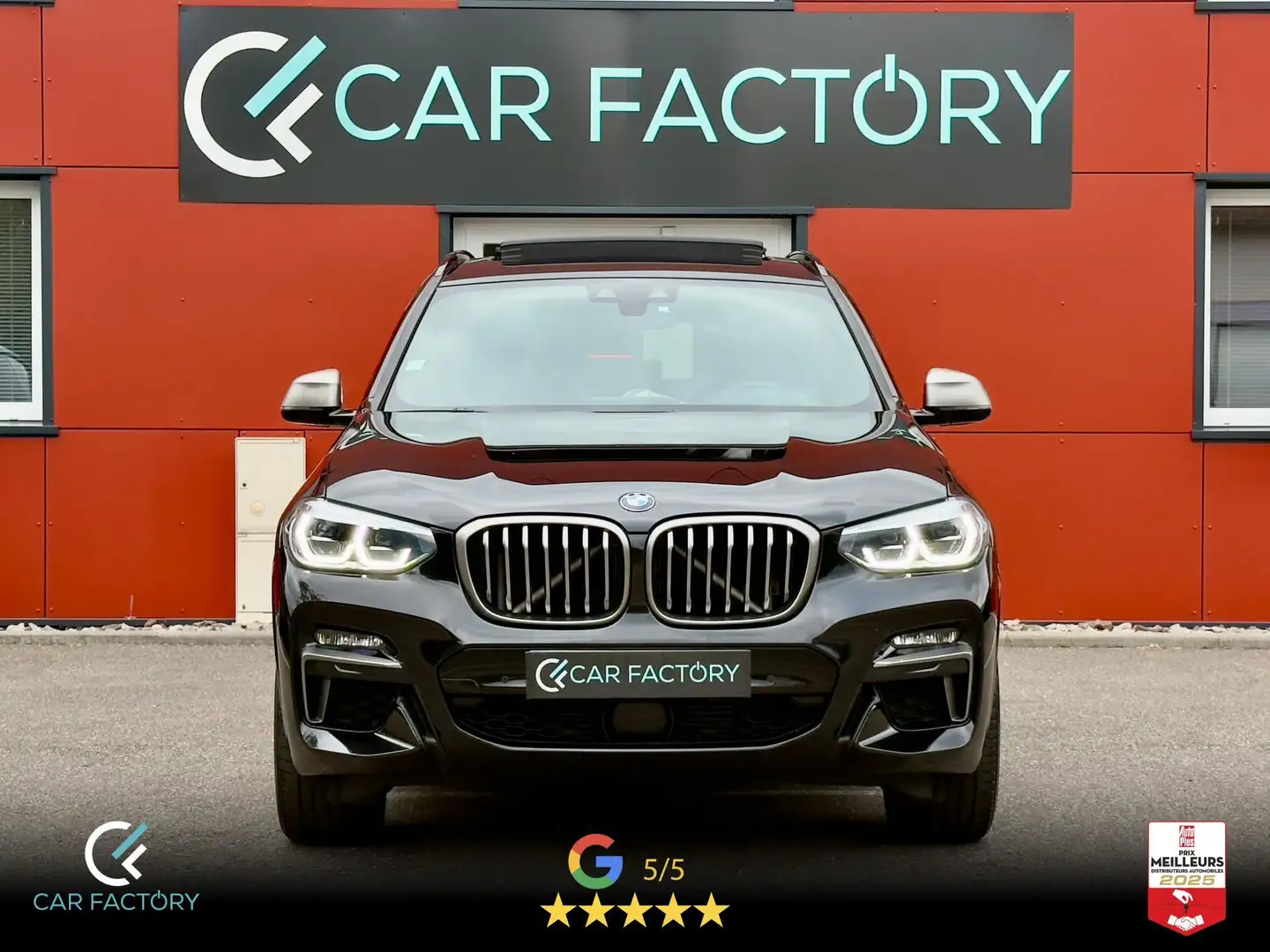 BMW X3 M40D 326 Performance Pas de Malus Toit Ouvrant tête haute Attelage Harman Kardon Garantie 2ans Noir - 2