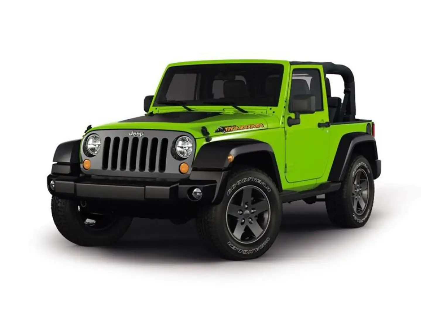 Jeep Wrangler Wrangler 2.8 CRD Mountain Limited Edition Groen - 1