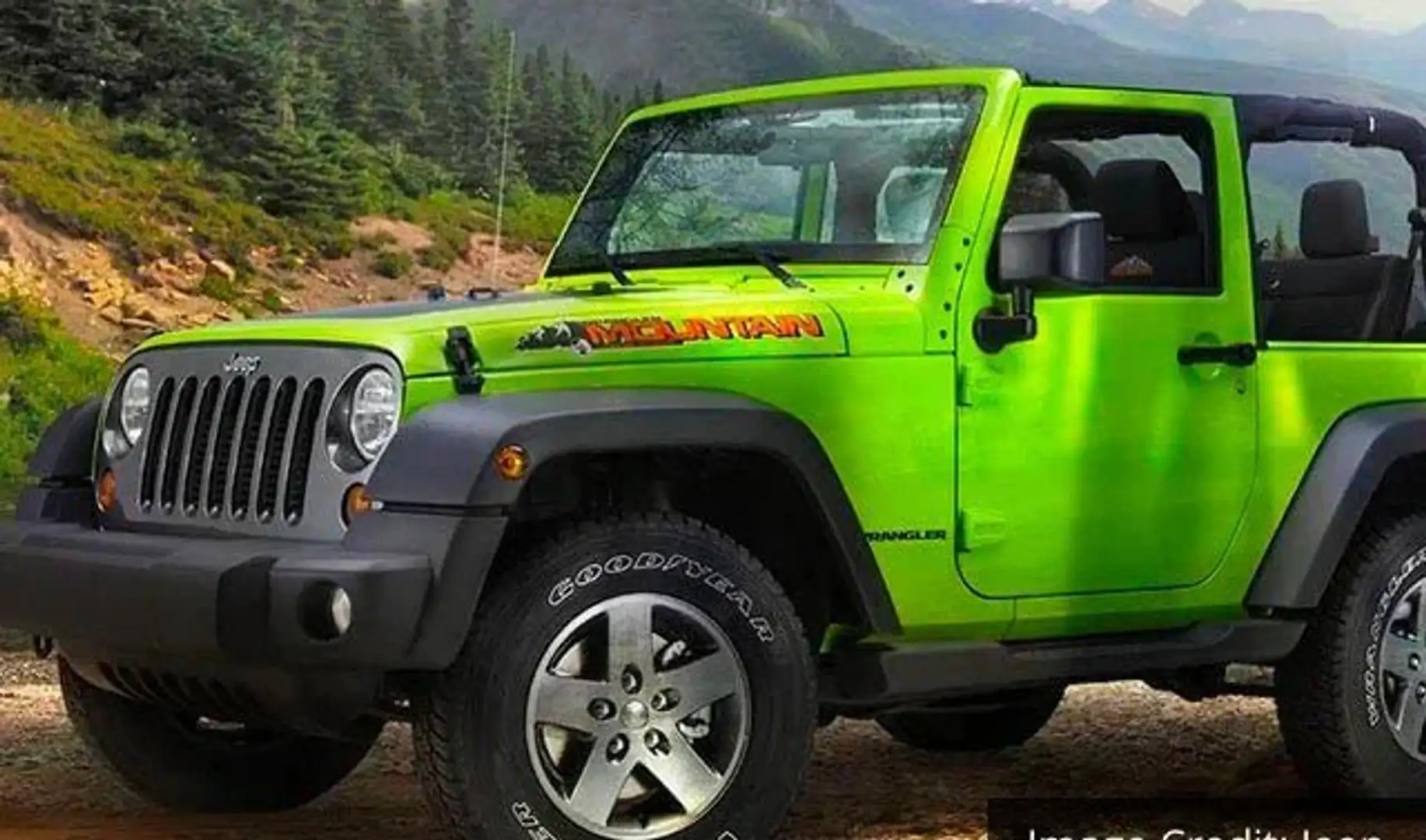Jeep Wrangler Wrangler 2.8 CRD Mountain Limited Edition Groen - 2