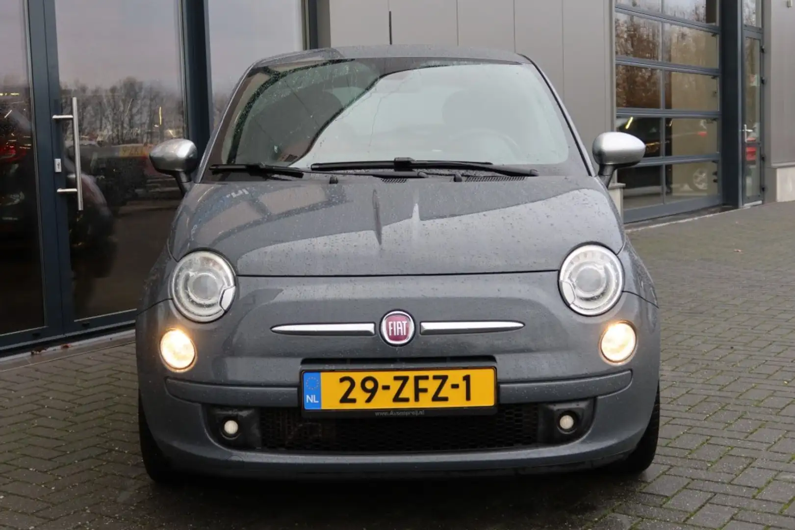 Fiat 500 0.9 TwinAir 85pk Street Airco, Xenon, lederen bekl Grijs - 2
