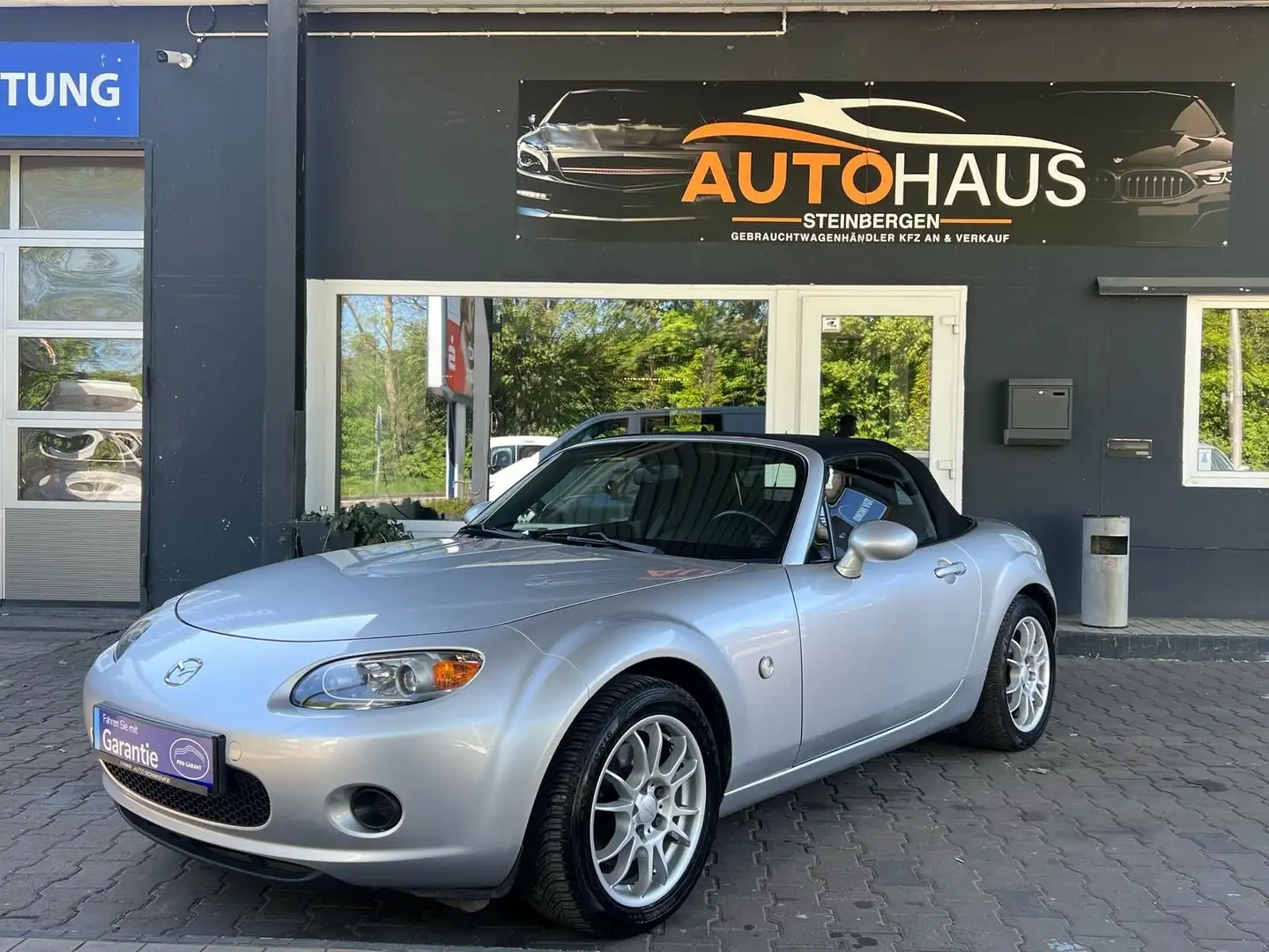 Mazda MX-5 1.8 Emotion/12 Monate Garantie/Verdeck Neu srebrna - 2