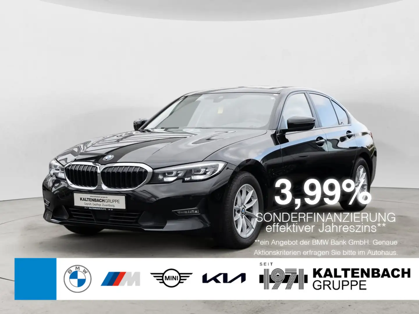 BMW 320 d Advantage LED ACC NAVI KAMERA SHZ PDC Schwarz - 1