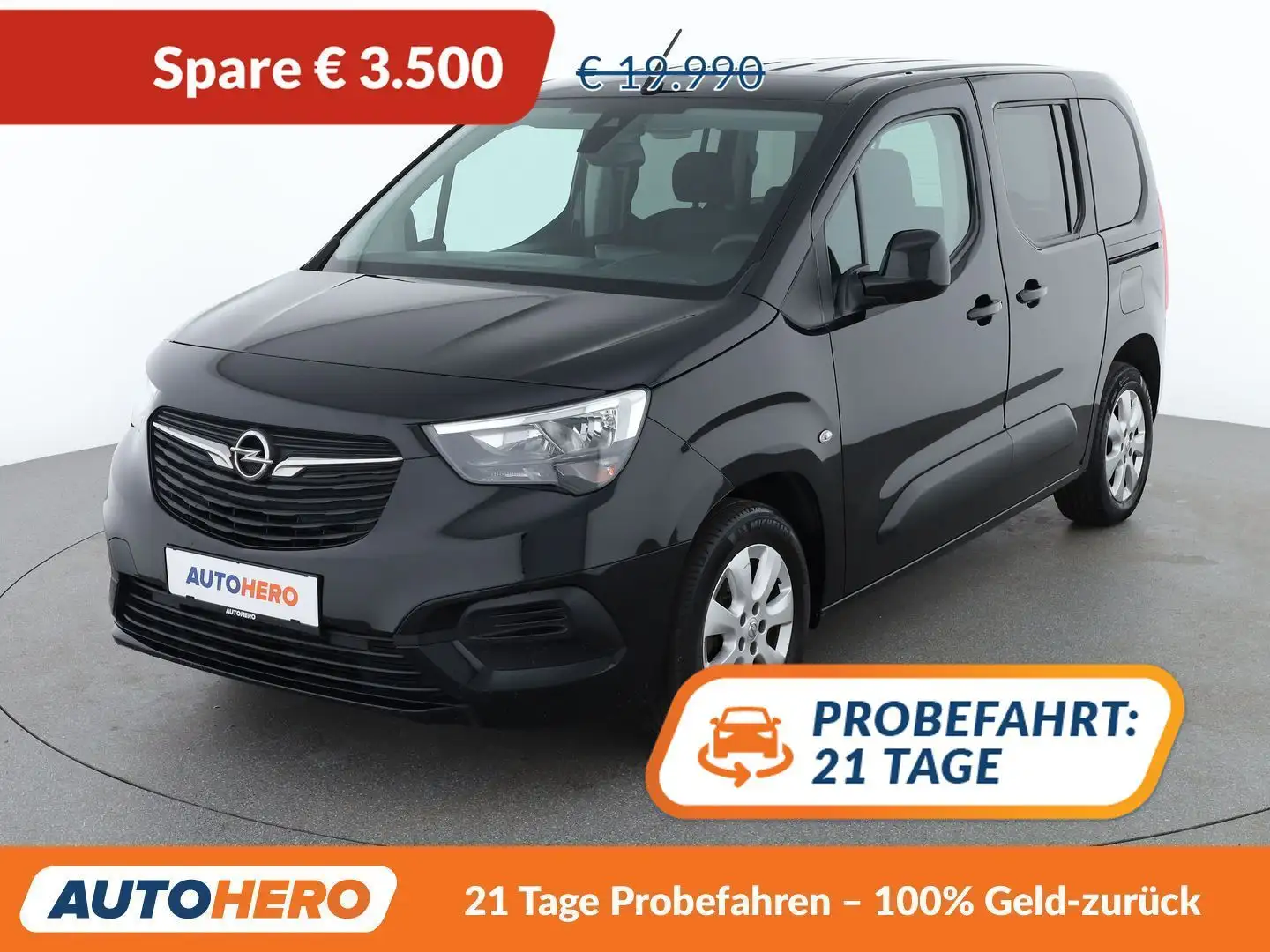 Opel Combo Life 1.2 Turbo Edition Schwarz - 1