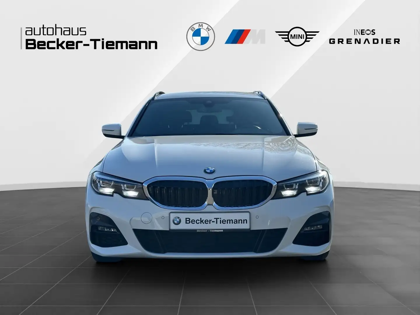 BMW 318 d Touring M Sport | AHK | Automatik | LED | DAB et Білий - 2