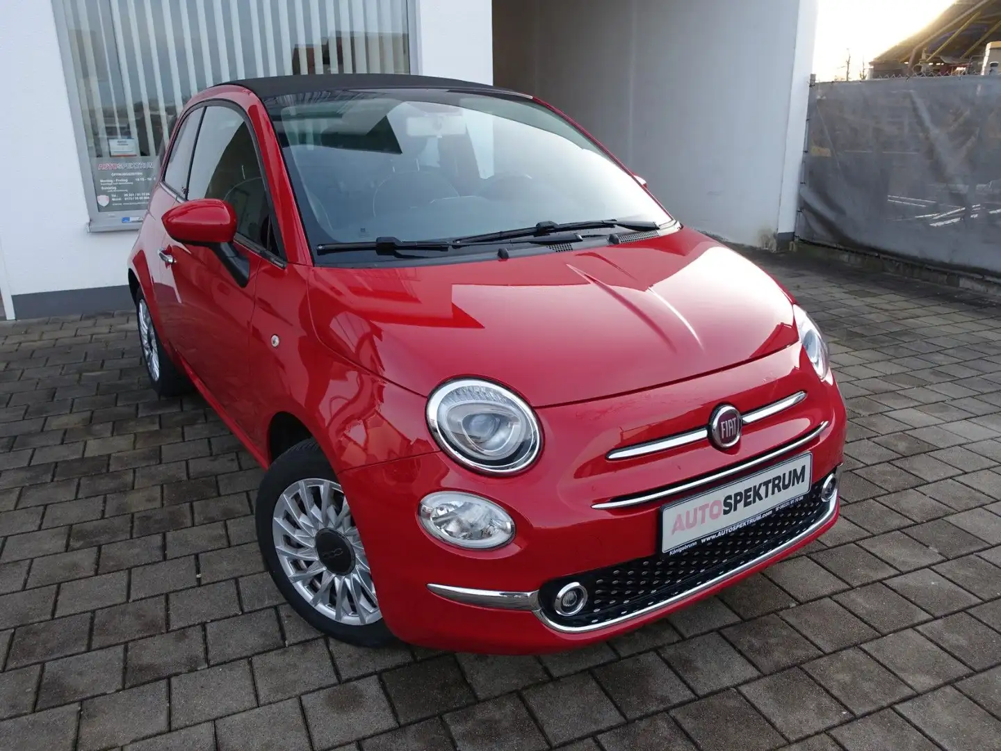 Fiat 500C Lounge NAVI/PDC/TEMPOMAT Rouge - 2