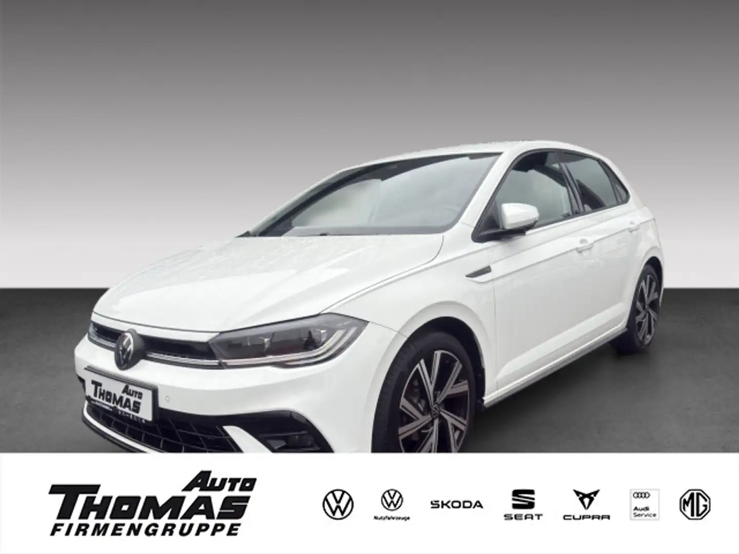 Volkswagen Polo 1.0 TSI 5-Gang R-Line Navi Klima Weiß - 1