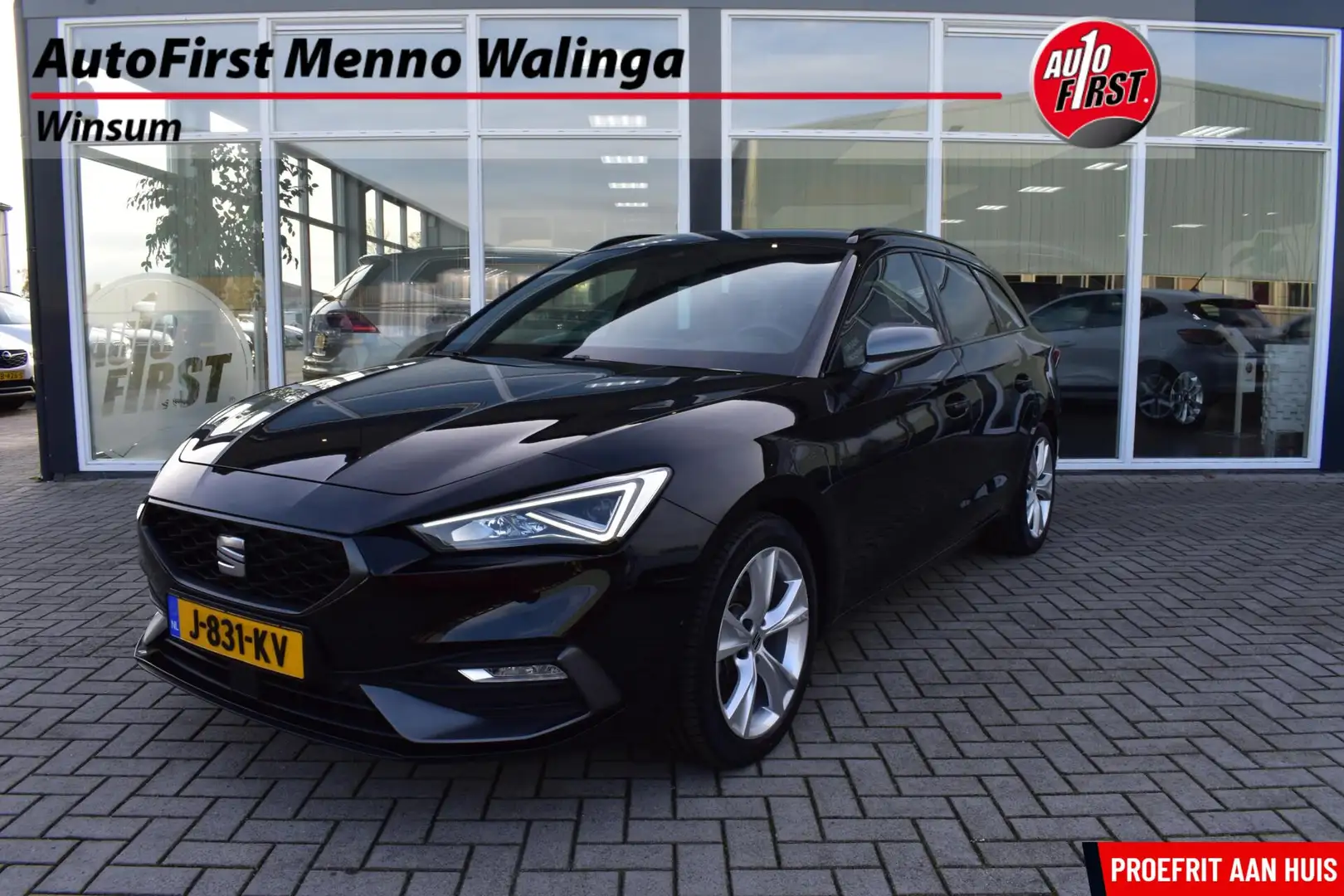 SEAT Leon Sportstourer 1.5 eTSI FR Launch Edition|Automaat|V Nero - 1