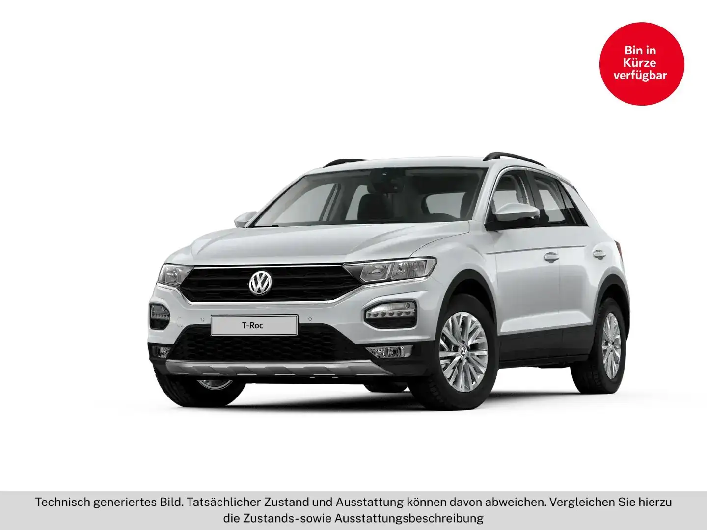 Volkswagen T-Roc 1.0 TSI Design ASSIST+RADAR+RFK+LM+PDC+SHZ Weiß - 2
