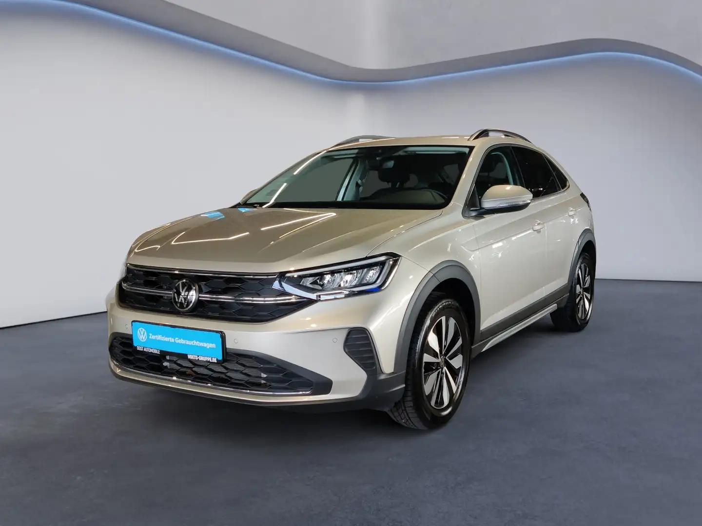 Volkswagen Taigo 1.0 TSI Move AHK+DAB+KLIMA+LED+PDC+SHZ Argent - 1