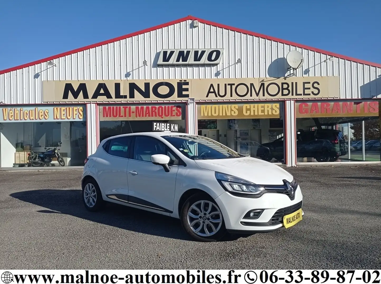 Renault Clio 1.5 DCI 110CH INTENS + OPTIONS Blanc - 1