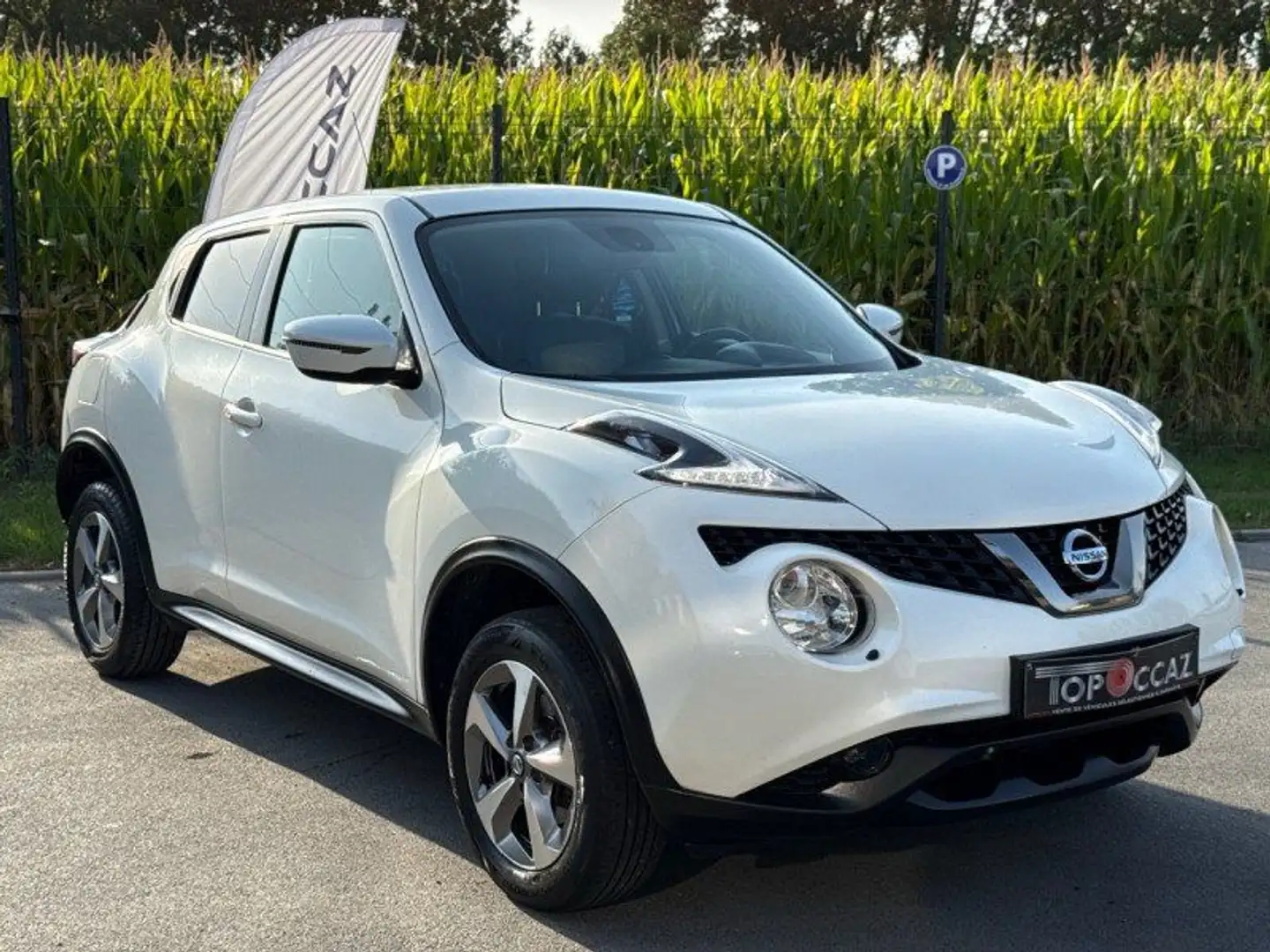 Nissan Juke 1.6 ESS 112CH * 2019 * 98.000KM * LED * GPS * CAMERA * 1ERE MAIN Blanc - 2