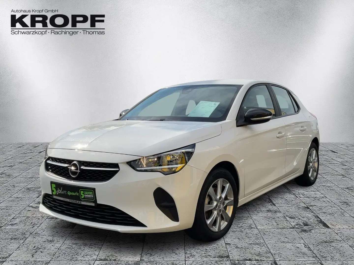 Opel Corsa F 1.2 Turbo Edition Kam.+LM+PDC+SpurH Blanc - 2