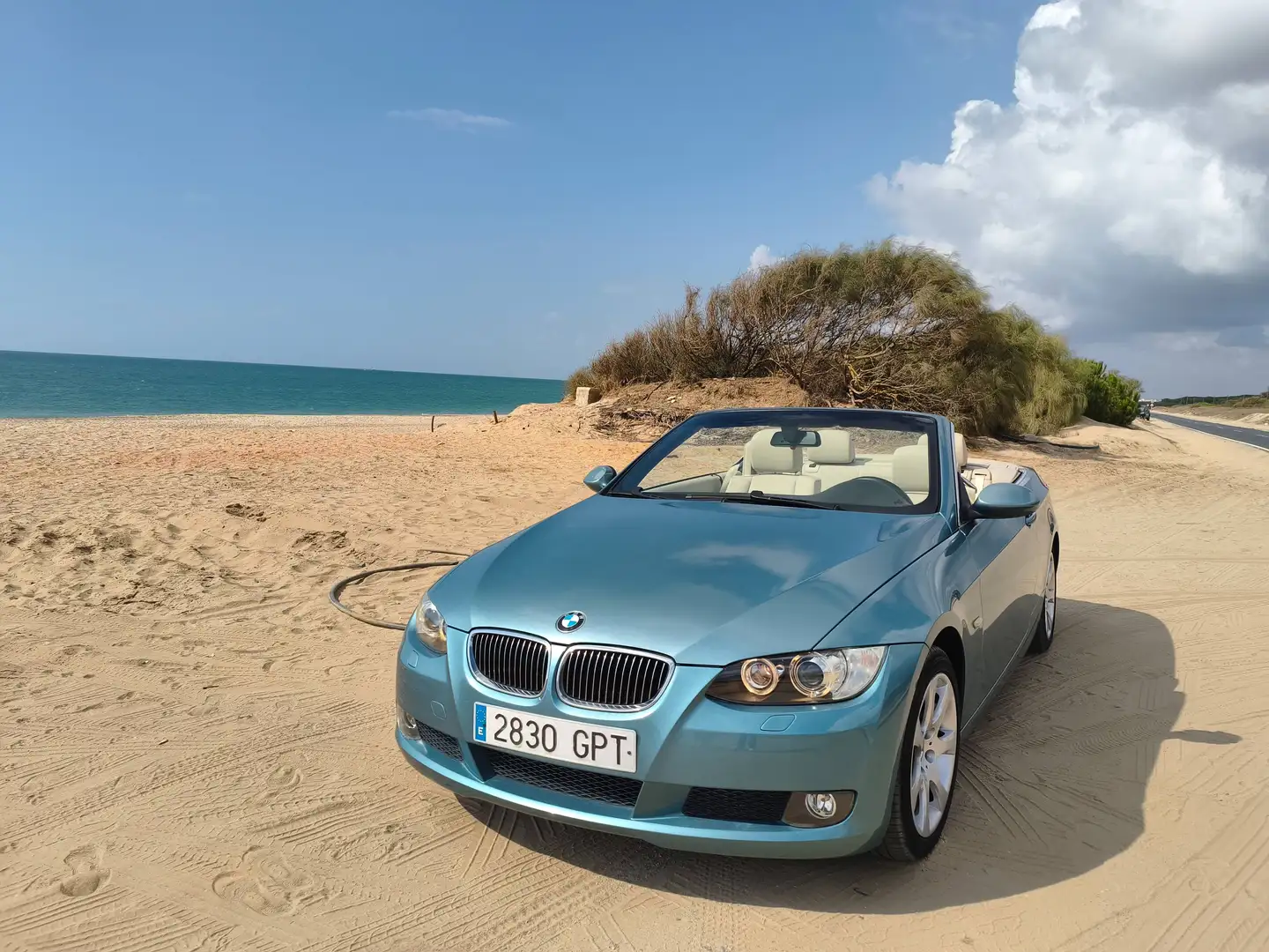 BMW 325 325i Cabrio Azul - 1