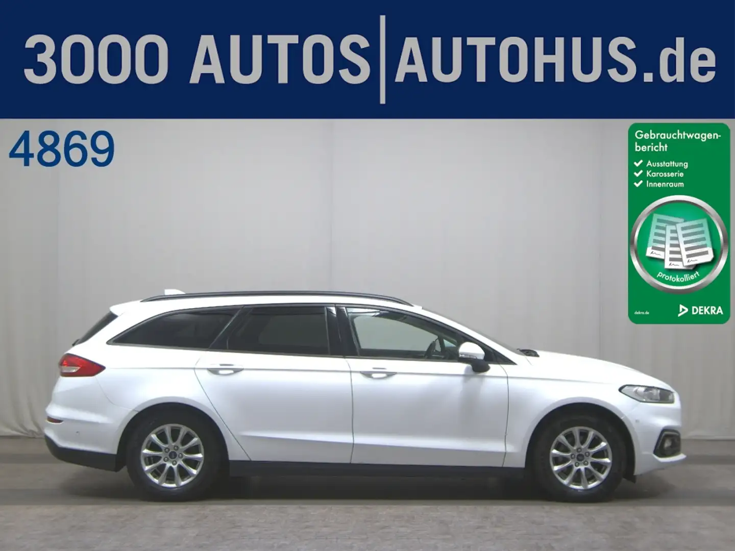 Ford Mondeo Turnier 2.0 EB Trend Navi RFK AHK 4xShz Weiß - 1