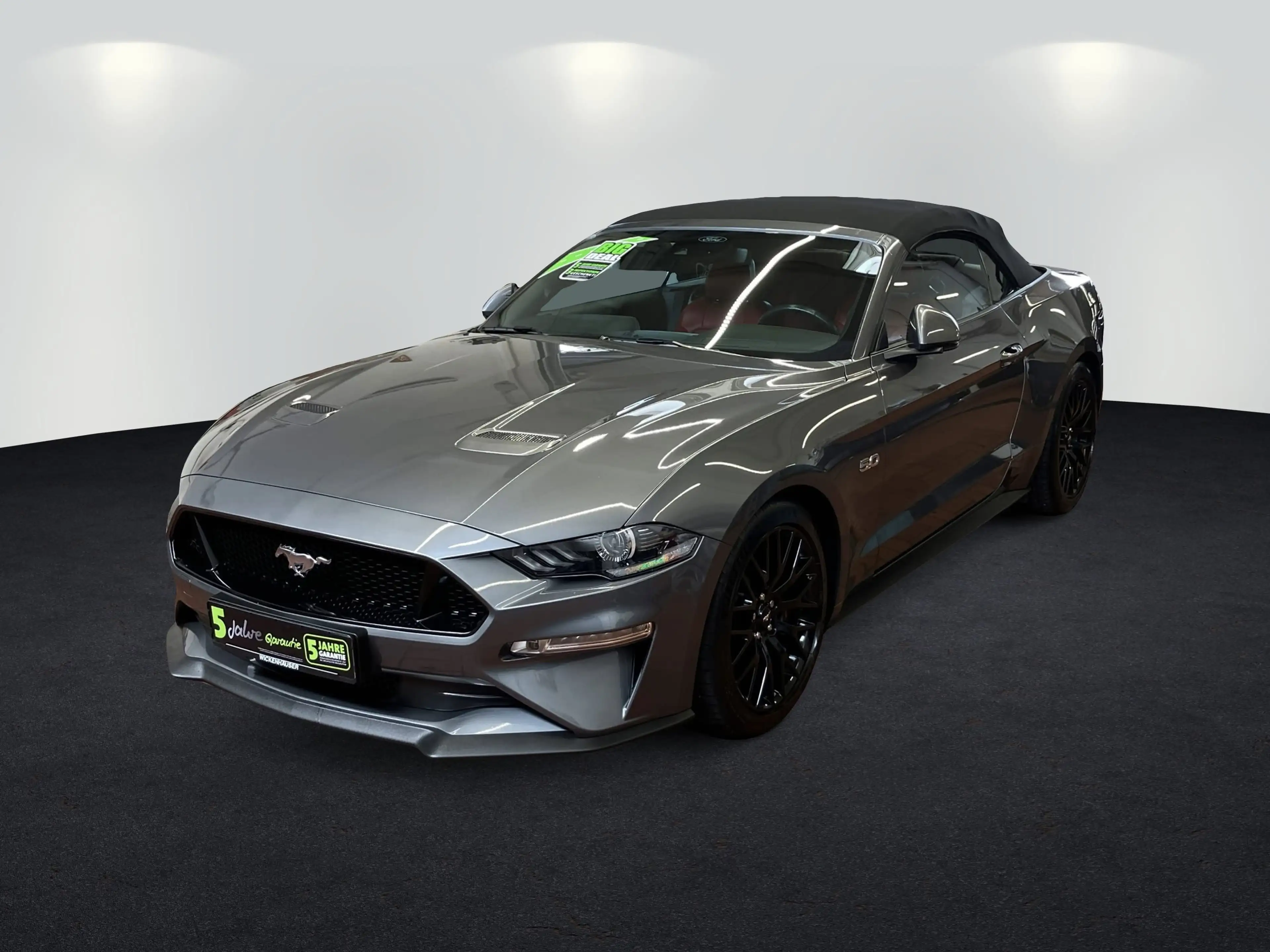 Ford Mustang 5.0 V8 GT Cabrio ACC+Leder+Sitzkklima — photo 2