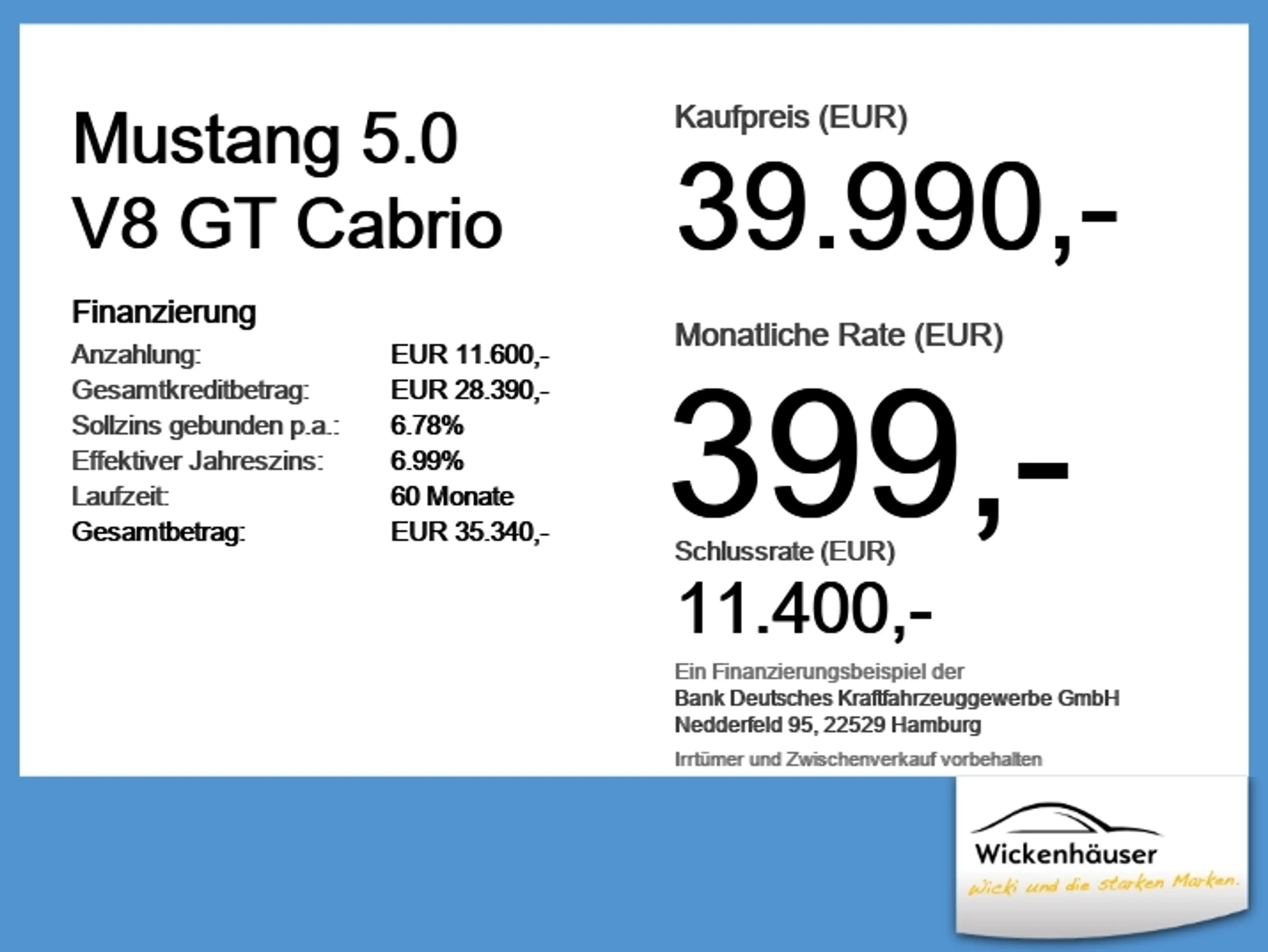 Ford Mustang 5.0 V8 GT Cabrio ACC+Leder+Sitzkklima — photo 6