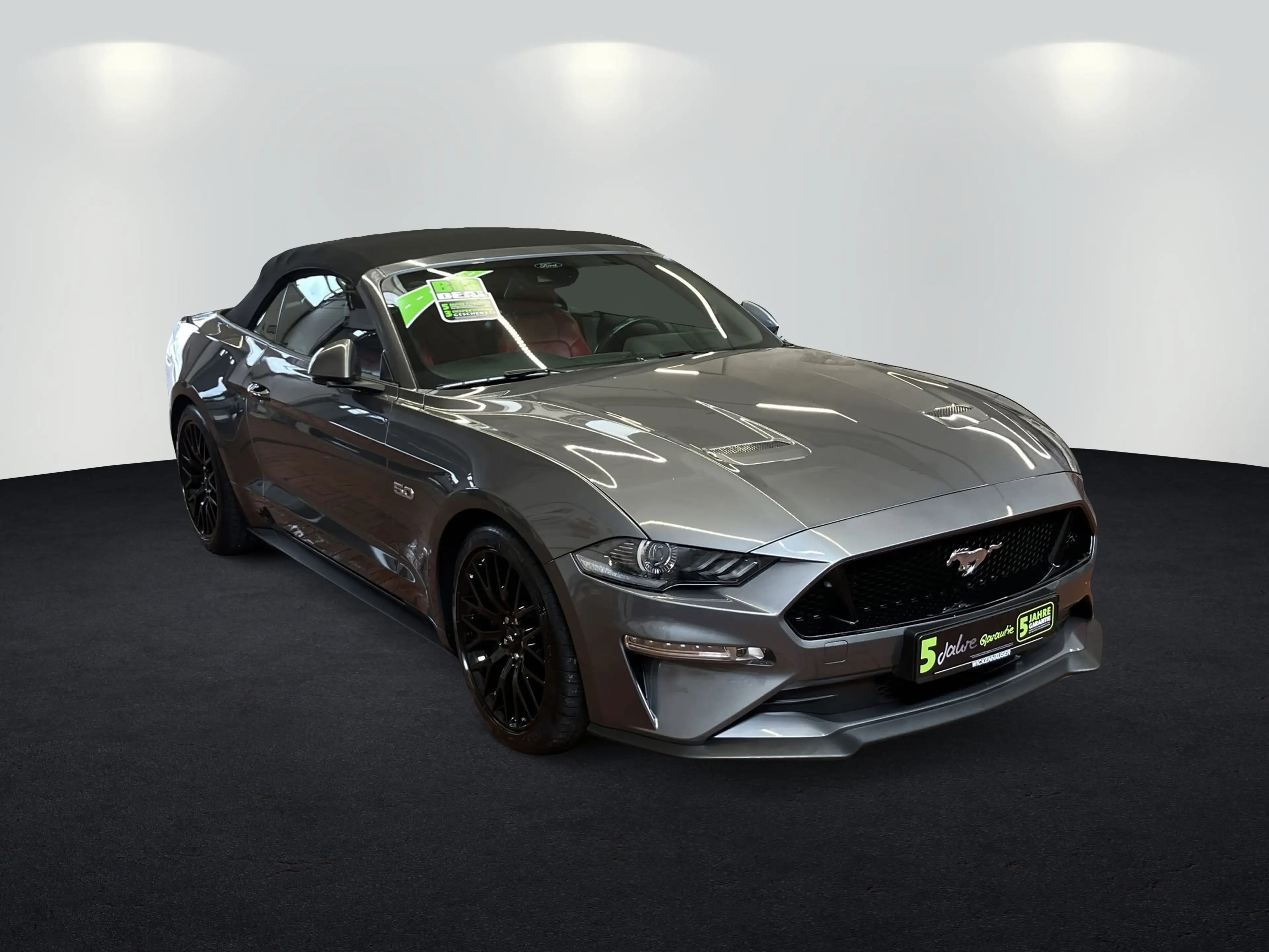 Ford Mustang 5.0 V8 GT Cabrio ACC+Leder+Sitzkklima — photo 3
