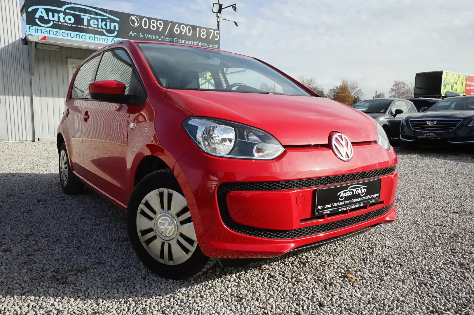 Volkswagen up! move up! Automatik 5-türig |nur 46.830 km| Rot - 1