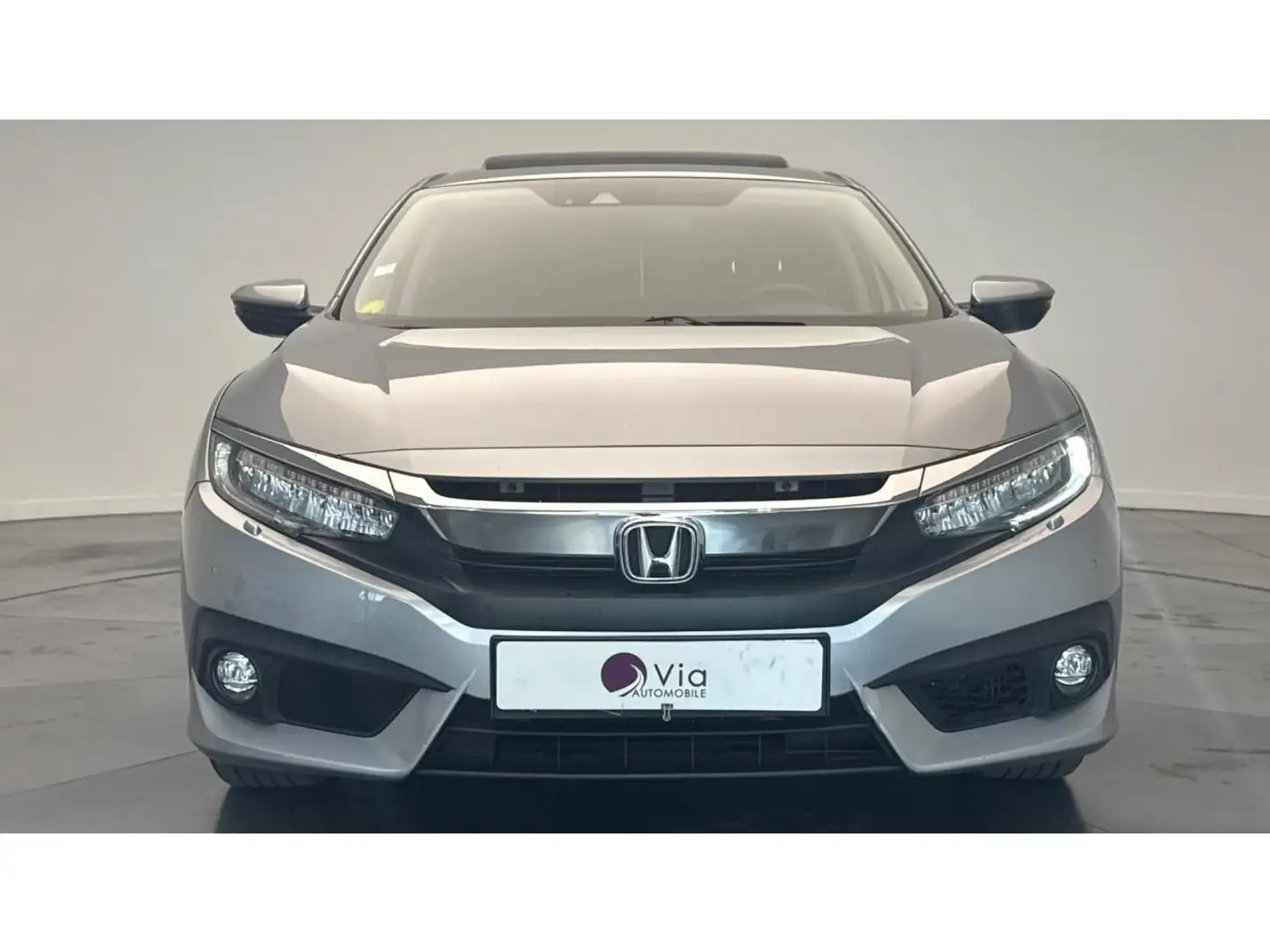 Honda Civic 1.6 i-DTEC 120 exclusive premium Gris - 2
