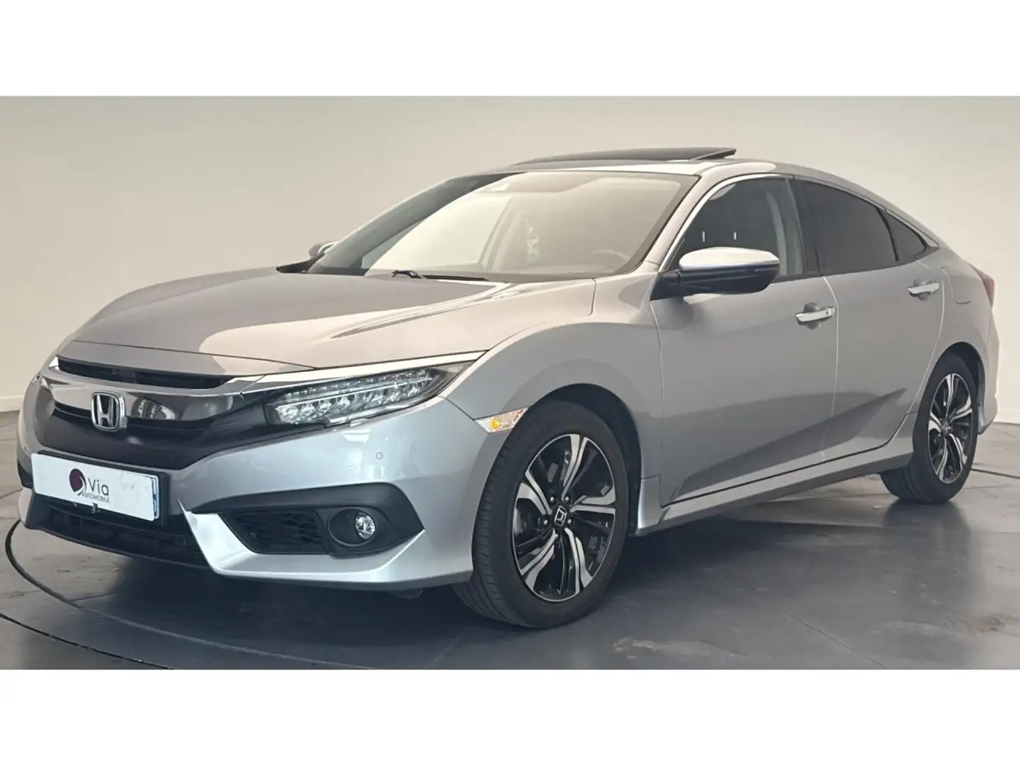 Honda Civic 1.6 i-DTEC 120 exclusive premium Gris - 1